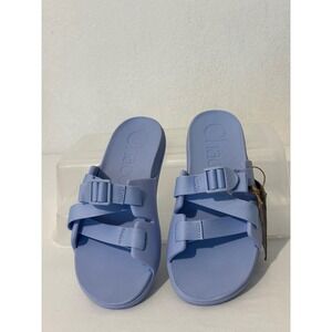 Chaco Kids Chillos Slide Sandals Periwinkle Blue JCH180324 Size 5 NEW